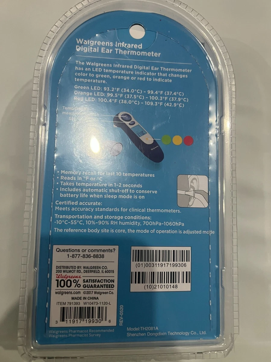 Walgreens Ear Thermometer