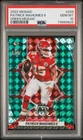 2022 Mosaic PATRICK MAHOMES GREEN MOSAIC #293 PSA 10