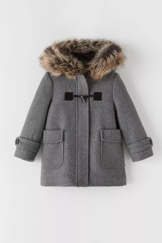 Zara top toggle coat