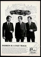 1970 Lotus 23 Curlee Special race car photo Curlee men's suit vintage print ad