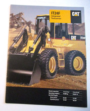 VINTAGE 1996 CATERPILLAR IT24F INTEGRATED TOOLCARRIER SALES BROCHURE