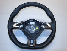 Vw Scirocco Golf 6 Polo 6r Touran Oem D-shape Leather Steering Wheel 1k8419091g Vw Scirocco Golf 6 Polo 6r Touran Oem D-shape Leather Steering Wheel 1k8419091g