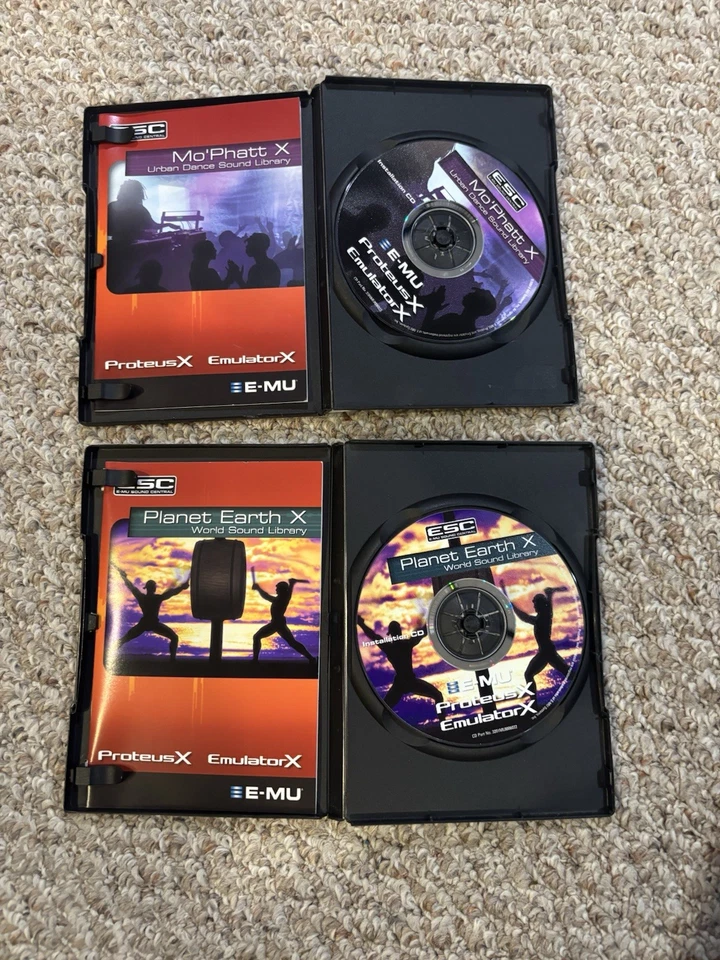 Emu E-my Planet Earth X And Mo’ Pratt X Sound Library Discs For Emulator X - Image 3 of 3