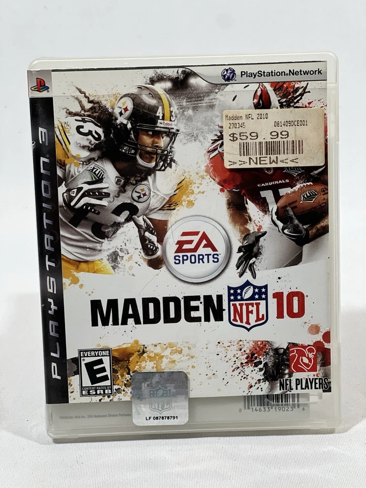 EA Sports Madden NFL 10 Playstation 3 Juego con Manual Foto 4 de 4