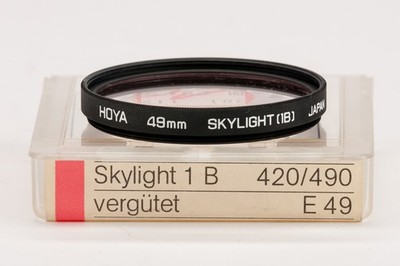 Hoya 49mm Skylight (1B) 49 mm Skylightfilter Filter E
