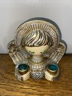 Vintage Paper Mache Style Christmas Angel Candle Holder W/ Gemstones Made Japan — photo 2