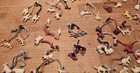 Lot Vtg Cracker Jack Charms Celluloid Plastic Metal Loops 100pcs Animals & More! — photo 6
