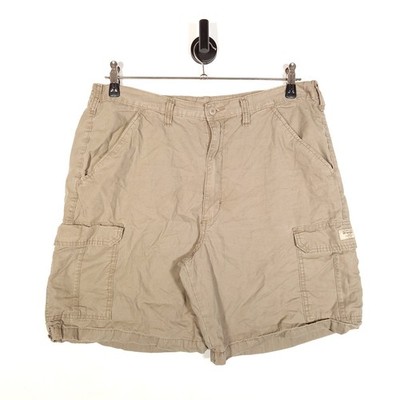 Wrangler Cargo Shorts Gr. W38 Herren beige 100% Baumwolle Ultility Sommer