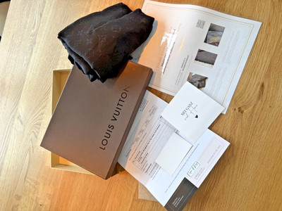 Louis Vuitton   Tuch   Monogram Schwarz   inkl. Rechnung & Zertifikat