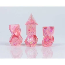 Sirius Dice: Pink Cloak and Dagger Poly 7 Set