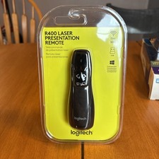 Logitech R400 Wireless Presenter Remote Control Red Laser Pointer New Sealed
