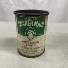 FULL GREAT SHAPE 1950s era QUAKER MAID 1 lb. Wheel Bearing Grease