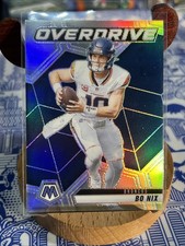 2025 Mosaic Football Bo Nix Overdrive Mosaic Silver Prizm #8
