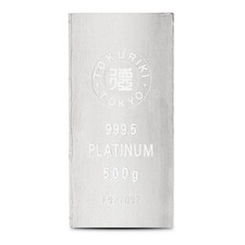 500 Gram Platinum Bar (Varied Condition, Any Mint) Random Brand 1867.31 per troy oz