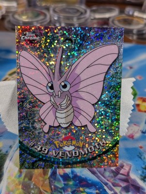 Topps Pokémon Topps Chrome TV Animation Edition Venomoth #49 Sparkle Chrome MP+