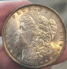 Beautiful! Bright White 1883o Morgan Silver Dollar  Solid Au/Unc Gorgeous Coin!