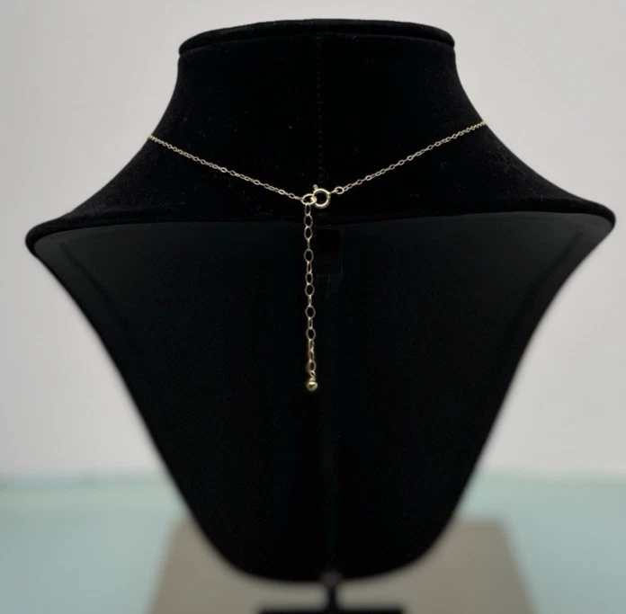 圣诞树吊坠项链 18k 黄金纯银 925 原价 85 美元 — 第 3/4 张图片