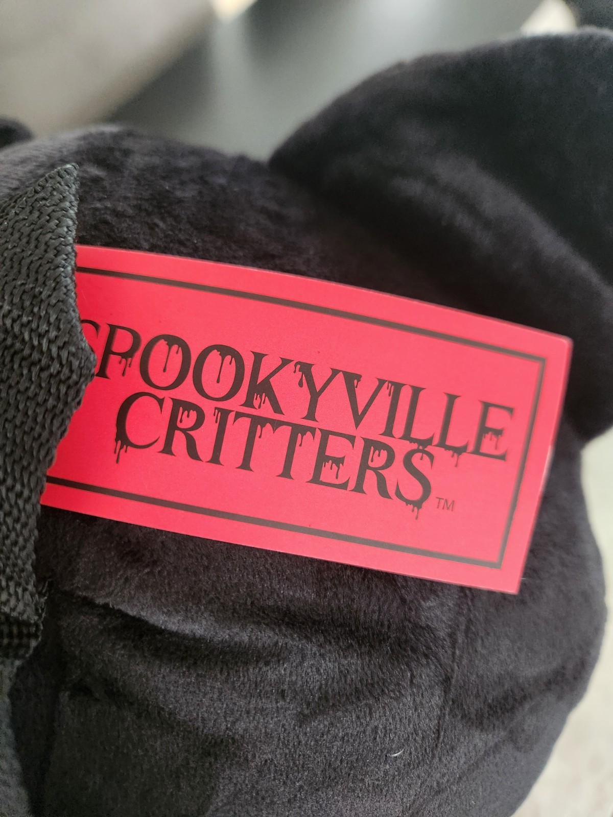 Spookyville Critters Skeleton Kitty Plush Backpack ~ New