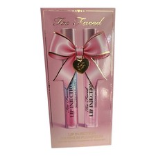 Too Faced Lip Injection Maximum Plump Duo Limited Edition Lip Gloss NEW IN BOX