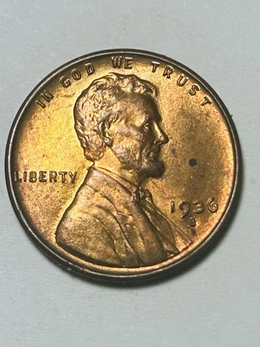 1936-S Lincoln Wheat Penny Cent - Gem BU Red#22