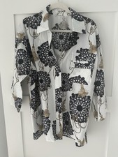 hermes Cliquetis Aquar Tassel Shirt Blouse Nwt 36-38 2400