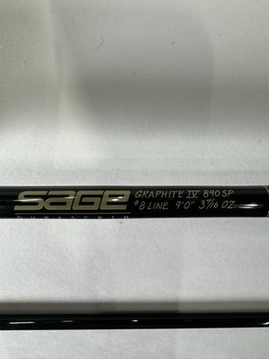 SAGE GRAPHITE IV 890 SP #8 Fly Rod with Case - Used Fishing Rod | eBay