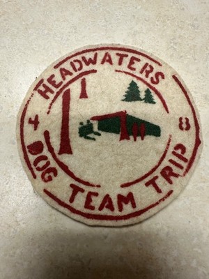 1948 Headwaters Dog Team Trip Felt Activity Patch