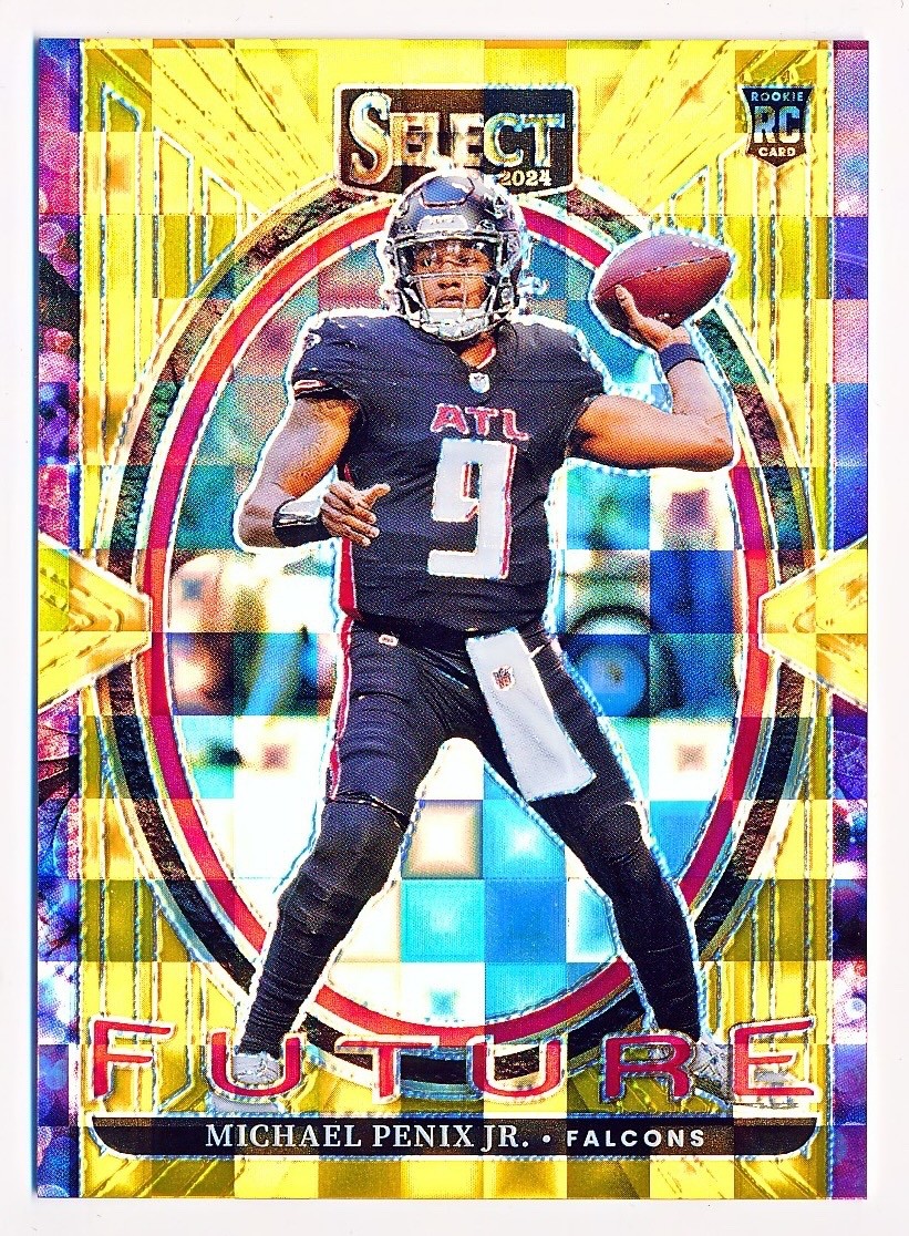 2024 Select Michael Penix Jr. Select Future Prizms Gold Rc #16 (02/10)