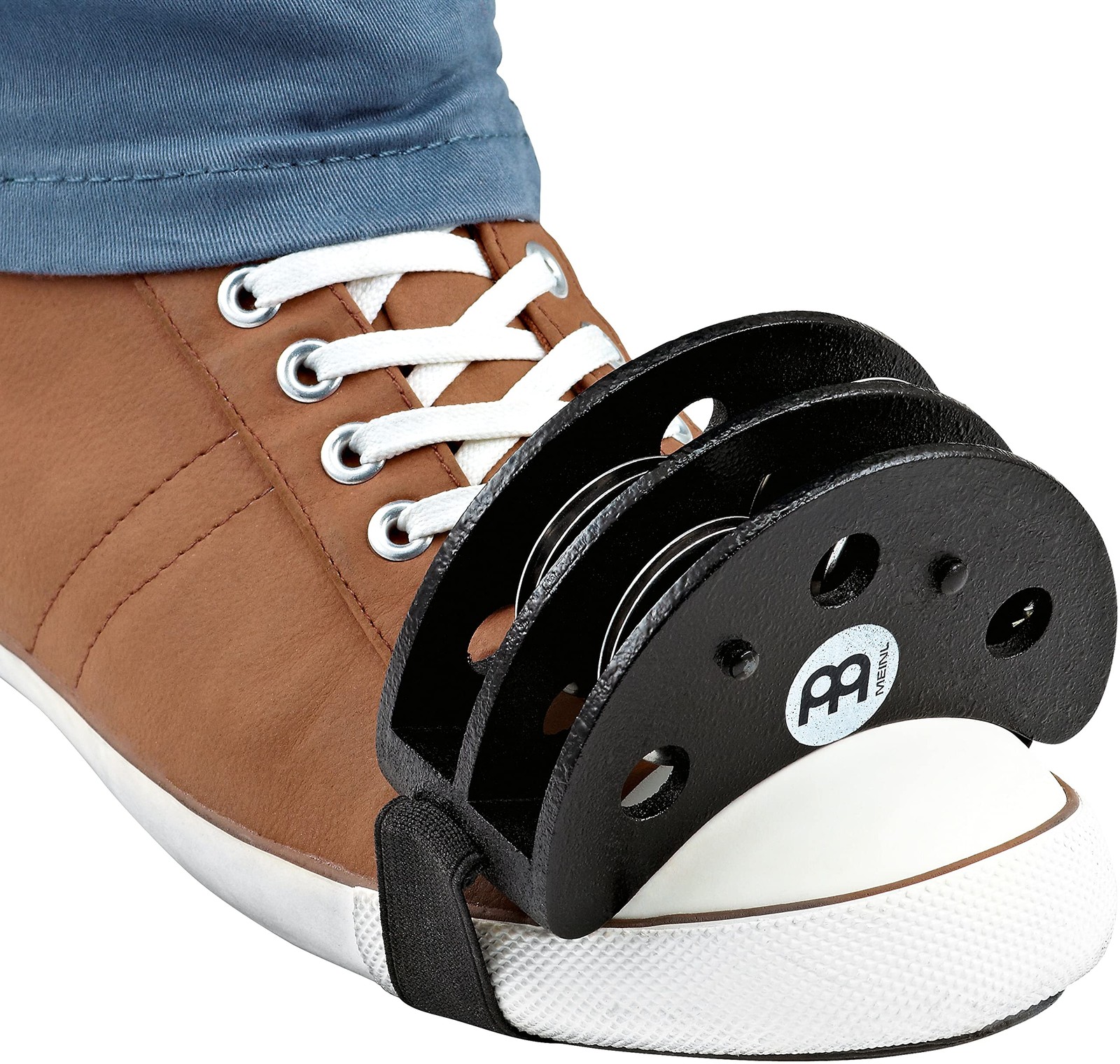 Meinl FJS2SBK Foot Jingle Shaker, Black Einheitsgröße,