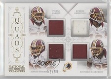 2013 National Treasures Team Quads 52/99 Pierre Garcon Robert Griffin III 06yt