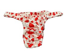 Magic Silk Hearts Men's String Thong Bikini Underwear Size XL Will Fit M/L 