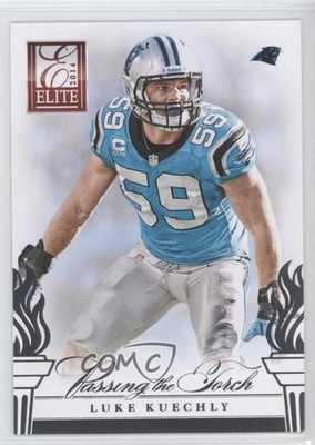 2014 Elite Passing the Torch Silver Luke Kuechly Sheldon Richardson #1 HOF w1s