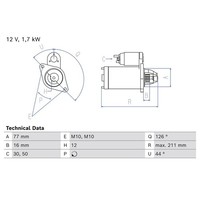 Bosch 0 986 026 290 Starter