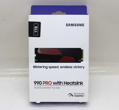 SAMSUNG 990 PRO PCle 4.0 NVMe M.2 1TB SSD with HEATSINK / NEW, FREE SHIPPING