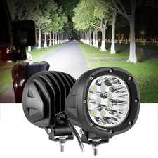 4" Driving LED Round Spot Lights Fog Work Offroad Pods Lamp ATV SUV Truck Bar