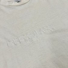 Vintage 80s Guess Jeans USA Tonal Shirt Embroidered Rare Georges Marciano Stripe
