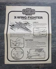 Vintage Star Wars 1981 X-Wing Fighter "Battle Damaged" ESB Instructions Sheet NM