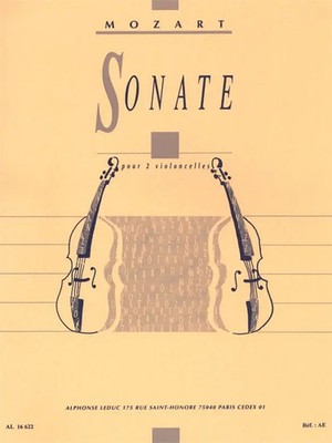 Sonata For Two Cellos | 2 Violoncelles - Ou 2 Bassons | Wolfgang Amadeus Mozart