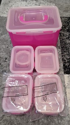 Locknlock Dosen Set Rechteckig 4,5 L + 4 X 600ml + 2x 180ml + 2 X 100ml Rund NEU