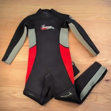 Seavenger Scout Child Neoprene Full Wetsuit Kids Youth 8 Long Sleeves Red 3mm