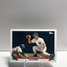 1993 Topps Baseball New York Yankees - Pick a Card