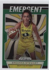 2020 Panini Prizm WNBA Emergent Green Prizm Breanna Stewart #8 r5f