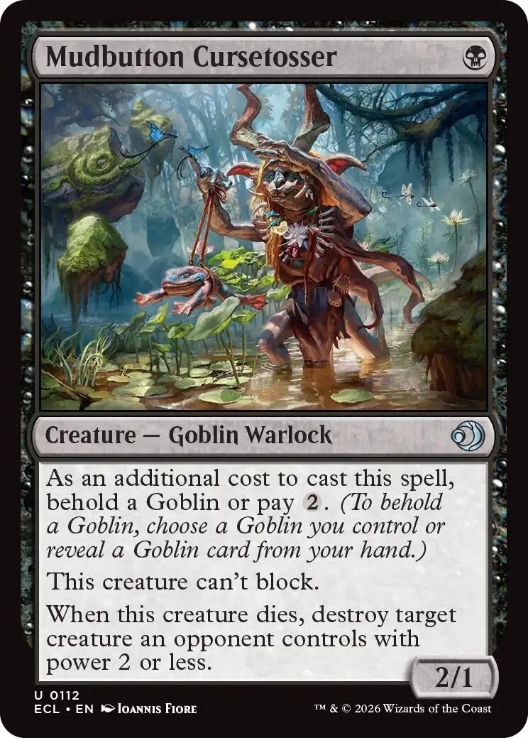 Foil Mudbutton Cursetosser - 112 - Lorwyn Eclipsed