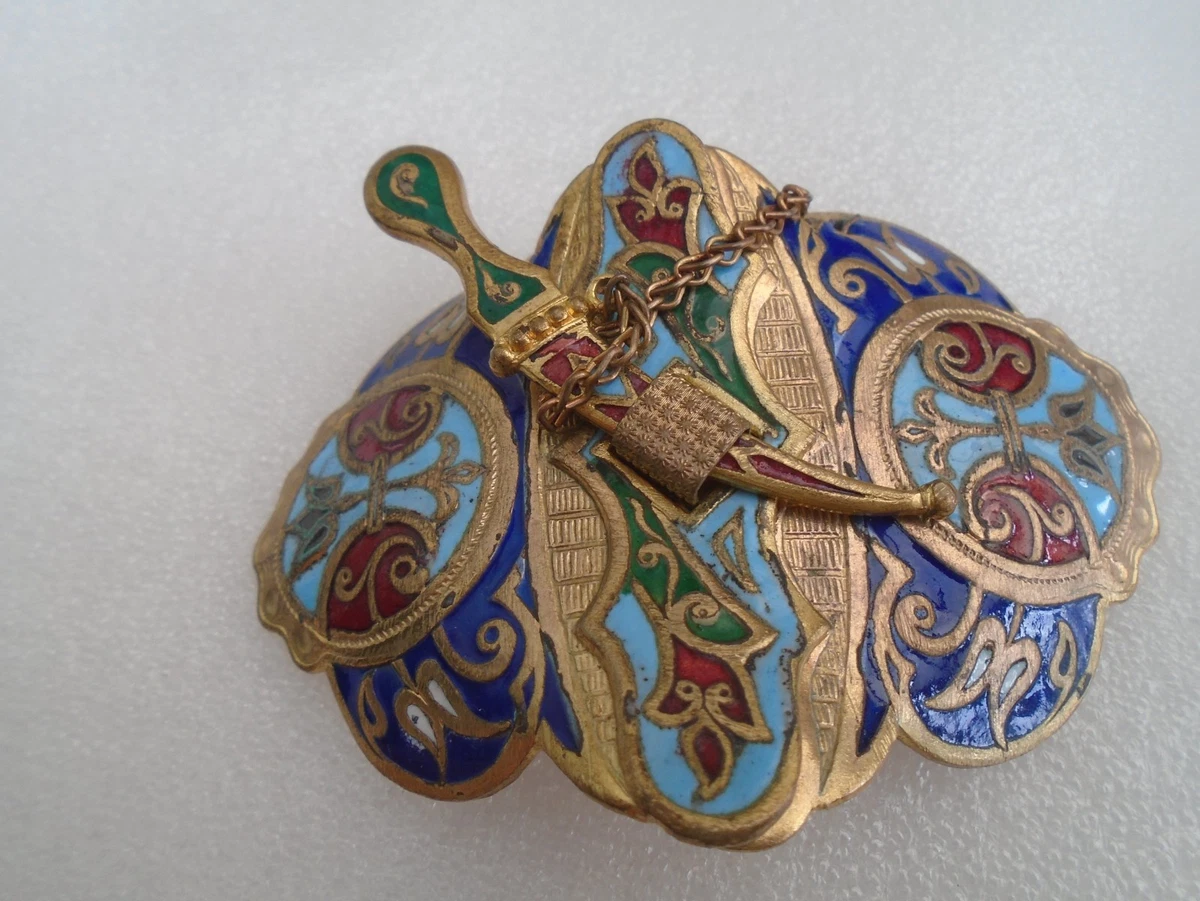 Vintage 1930’s A Beautiful Work Of Art Ladies Brass Belt Buckle Men main image 4