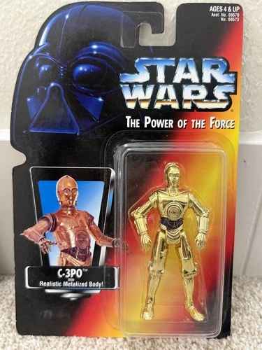 Star Wars - POTF - 1995 - Red Card - C3-PO