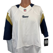 Nike St Louis Rams Elite Jersey Mens Size 48 2 NFL Custom Blank Football 2012