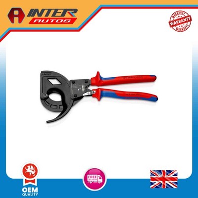 Draper KNIPEX 95 32 320 Kabelschneider, Ratschenprinzip, 3-stufig, 320 mm 25882