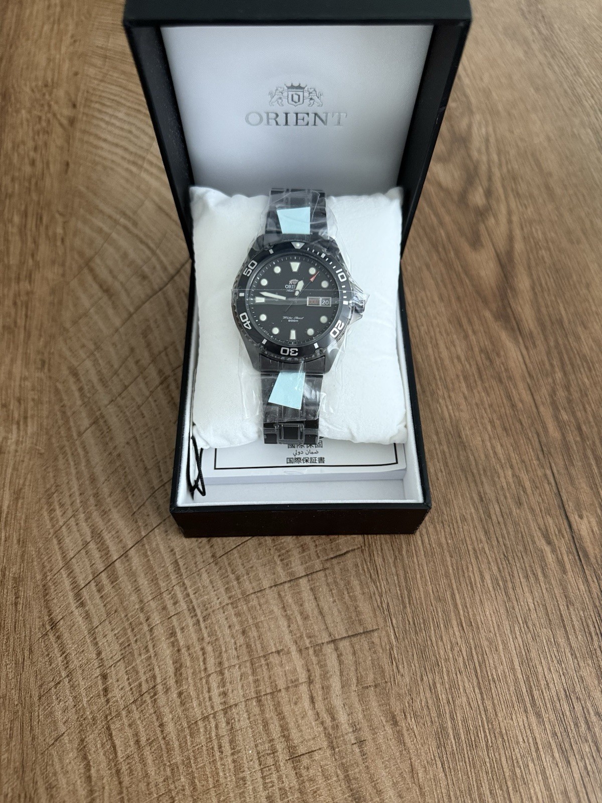 Orient Men's Stainless Steel Bracelet Watch with 200m Water Resistance