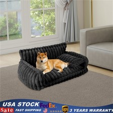 Pet Couch Cat Dog Sofa Bed Removable Washable Fluffy Cat Bed Soft Couch for Pet
