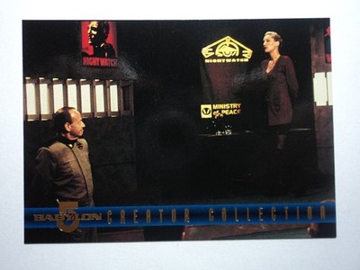 1996 BABYLON 5 - CREATOR'S COLLECTION CARD - ( 7 OF 10 )  NIGHT WATCH
